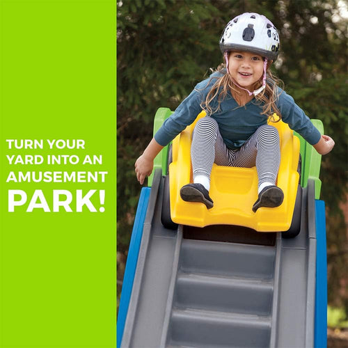 Step2 Extreme Coaster Kids Ride On Toy. Push Car. Indoor/Outdoor Roller Coaster & Playset. Made of Durable Plastic. Max Weight 80 lbs.. For Toddlers 3+ Years Old