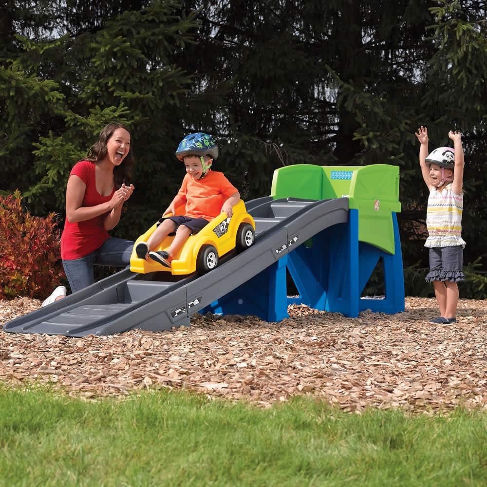 Step2 Extreme Coaster Kids Ride On Toy. Push Car. Indoor/Outdoor Roller Coaster & Playset. Made of Durable Plastic. Max Weight 80 lbs.. For Toddlers 3+ Years Old