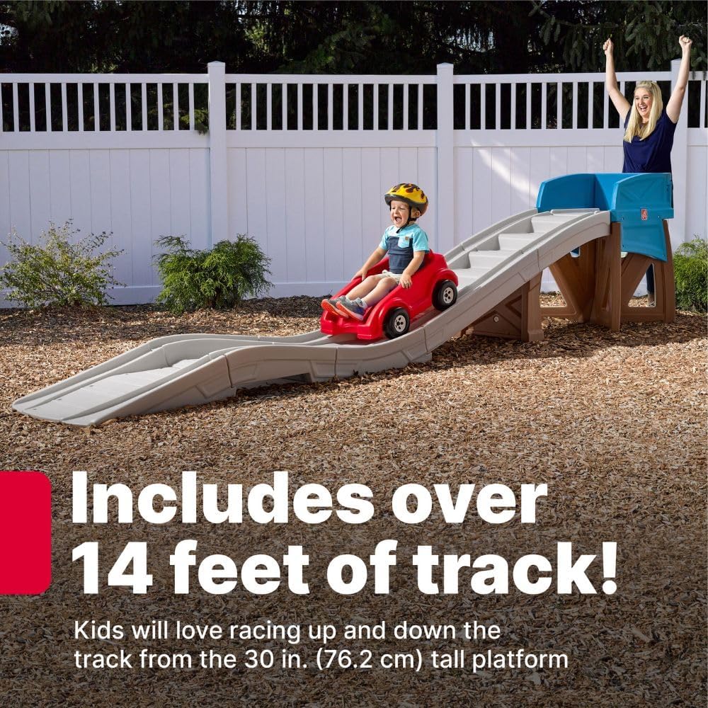 Step2 Extreme Thrill Coaster Kids Ride On Toy. Push Car. Indoor/Outdoor Roller Coaster & Playset. Made of Durable Plastic. Max Weight 75 lbs.. for Toddlers 3+ Years Old