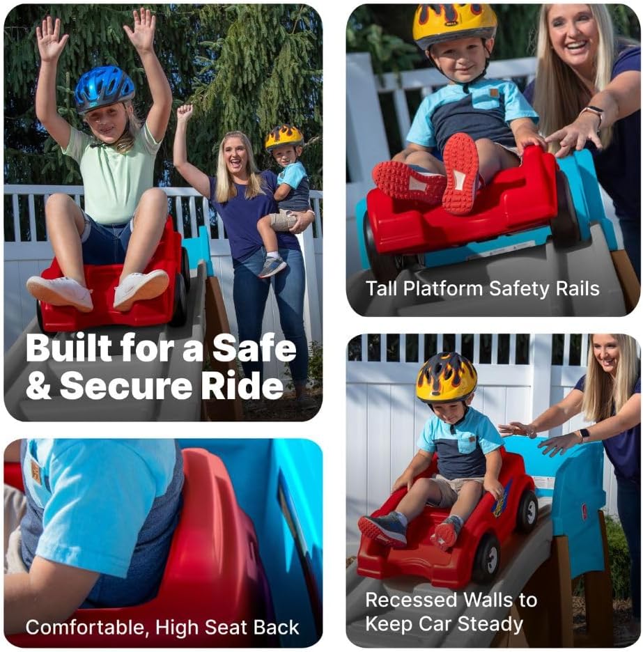 Step2 Extreme Thrill Coaster Kids Ride On Toy. Push Car. Indoor/Outdoor Roller Coaster & Playset. Made of Durable Plastic. Max Weight 75 lbs.. for Toddlers 3+ Years Old