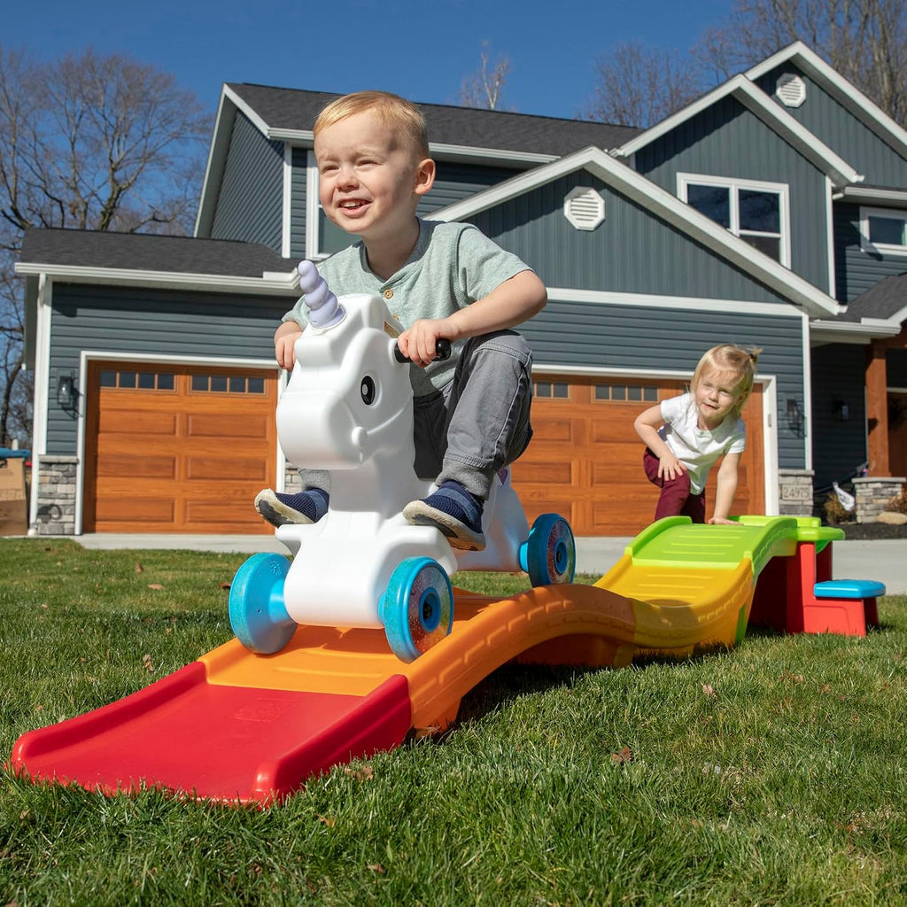 Kids Toy Unicorn Up & Down Roller Coaster Kids Ride