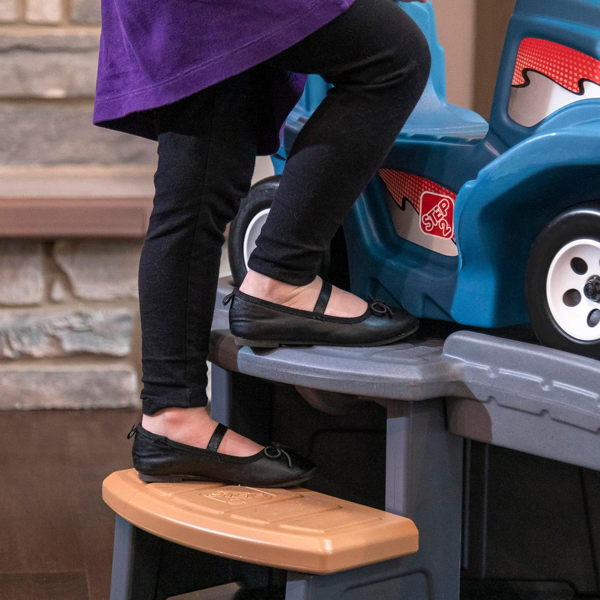 Step2 Up & Down Roller Coaster Kids Ride On Toy. Push Car. Indoor/Outdoor Playset. Made of Durable Plastic. Max Weight 50 lbs.. for Toddlers 2-5 Years Old. Gray & Blue